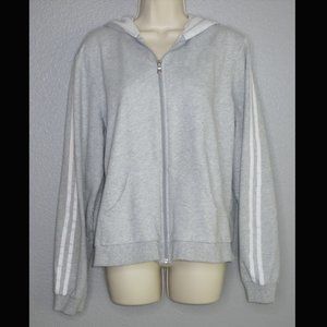 SJB Active Grey & White Zip Hoodie XL